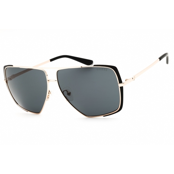 NWT Guess GU00220-02A Matte Black Oversized 62mm Sunglasses